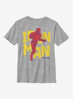 Marvel Iron Man Text Pop Youth T-Shirt