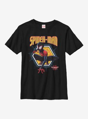 Marvel Spider-Man: Into The Spiderverse Golden Miles Youth T-Shirt