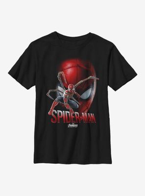 Marvel Spider-Man Iron Spider Face Youth T-Shirt