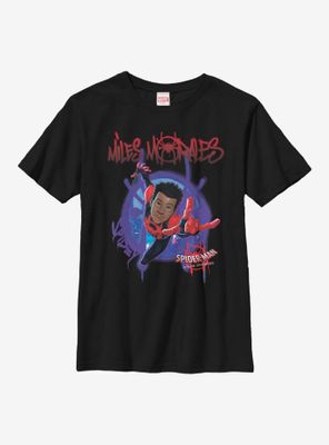 Marvel Spider-Man Painted Miles Youth T-Shirt