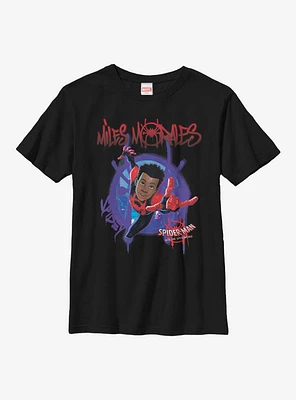 Marvel Spider-Man Painted Miles Youth T-Shirt