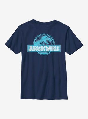Jurassic World Terrain Logo Youth T-Shirt