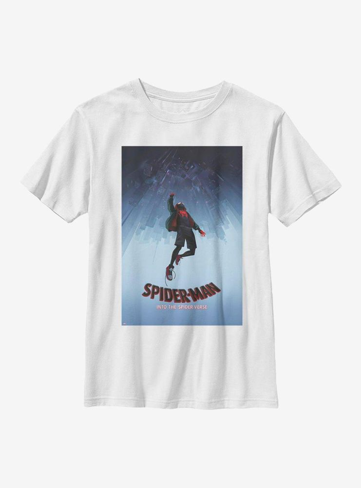 Marvel Spider-Man: Into The Spiderverse Poster Youth T-Shirt