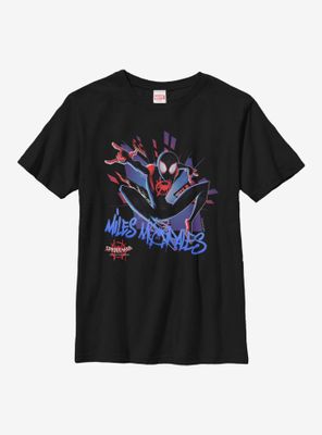 Marvel Spider-Man: Into The Spiderverse Spidey Explosion Youth T-Shirt