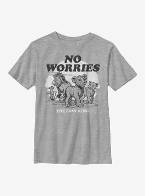 Disney The Lion King 2019 No Worries Youth T-Shirt