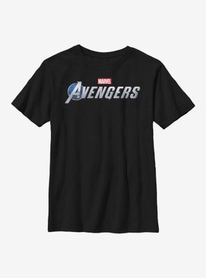 Marvel Avengers Game Brick Logo Youth T-Shirt