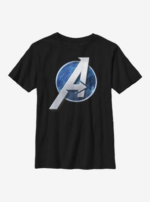 Marvel Avengers Game Circle Logo Youth T-Shirt