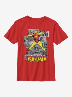 Marvel Iron Man Comic Ironman Youth T-Shirt