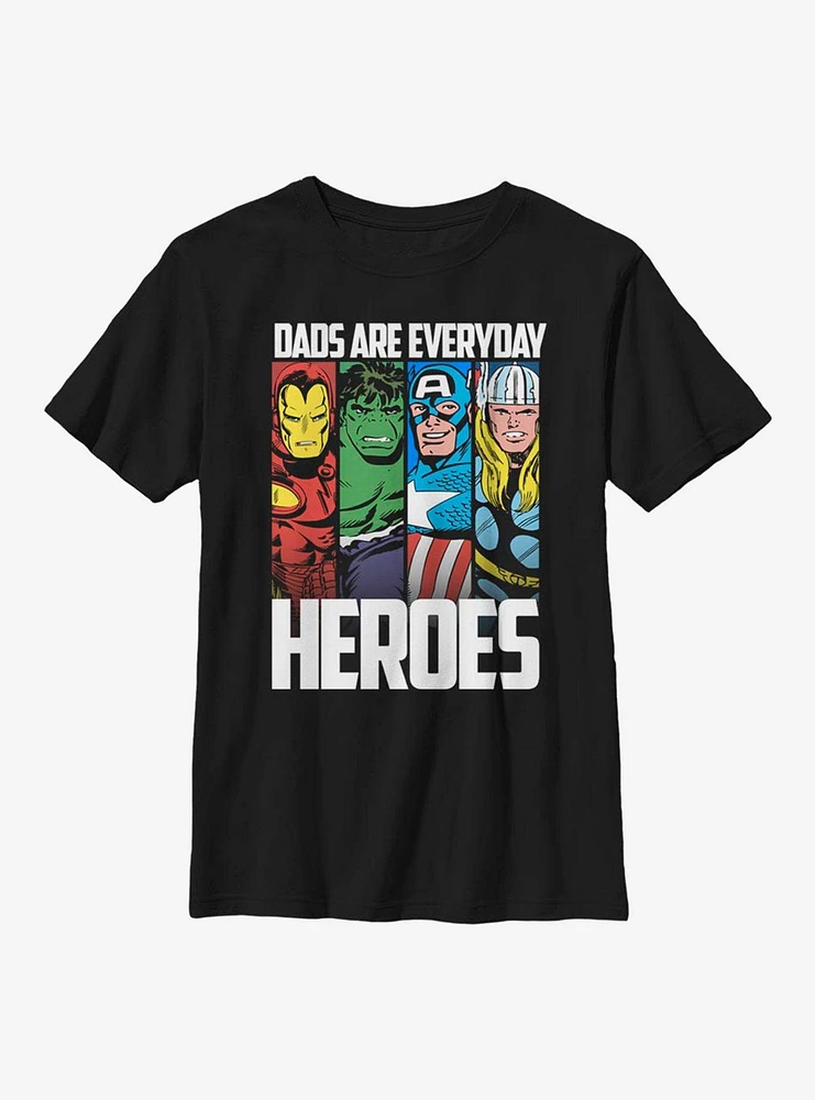 Marvel Avengers Everyday Hero Dad Youth T-Shirt