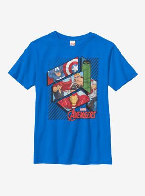 Marvel Avengers Geo Panels Youth T-Shirt