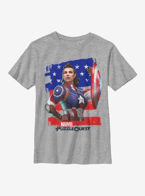 Marvel Hero Peggie Youth T-Shirt