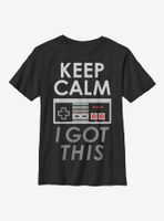 Nintendo Super Mario Calm Controller Youth T-Shirt