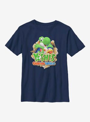 Nintendo Super Mario Character Logo Youth T-Shirt