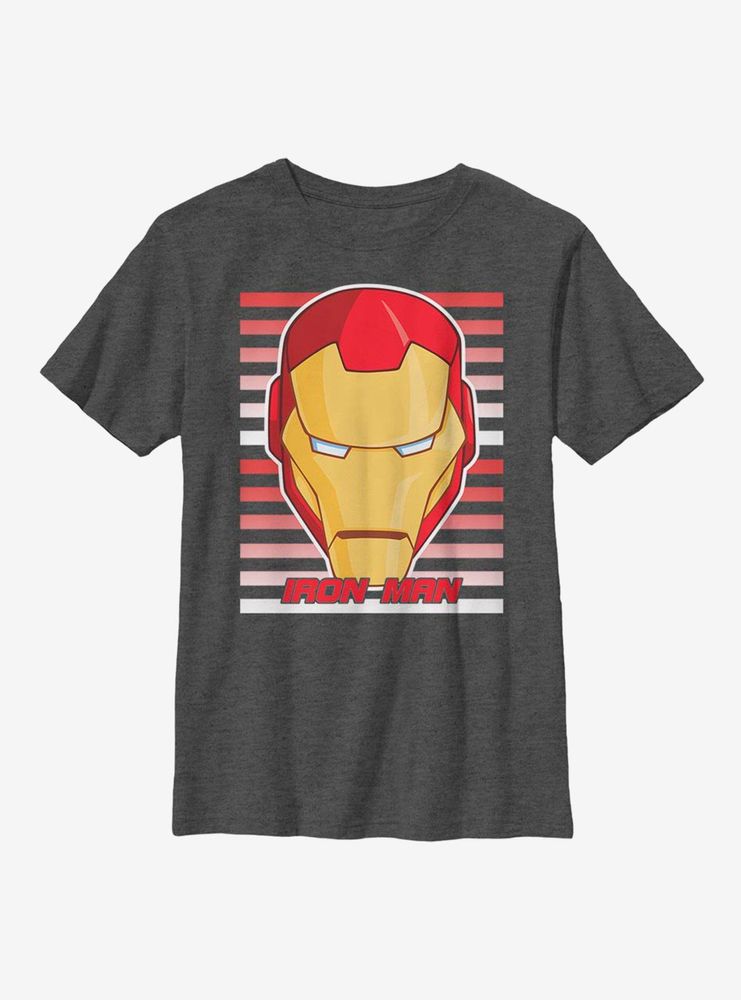 Marvel Iron Man Big Face Youth T-Shirt