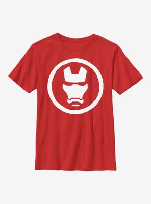 Marvel Iron Man Mask Youth T-Shirt