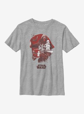 Star Wars Episode VIII The Last Jedi Phasma Head Fill Youth T-Shirt