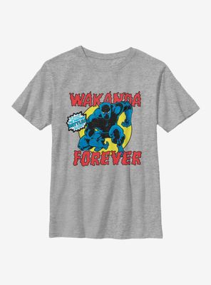 Marvel Black Panther Battles Youth T-Shirt