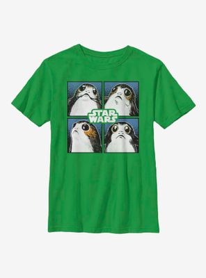 Star Wars Episode VIII The Last Jedi Porg Four Youth T-Shirt