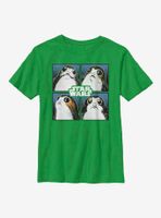 Star Wars Episode VIII The Last Jedi Porg Four Youth T-Shirt