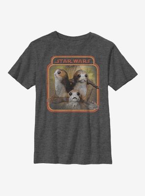 Star Wars Episode VIII The Last Jedi Porgs Trio Youth T-Shirt
