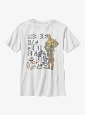 Star Wars Episode VIII The Last Jedi Rebels Youth T-Shirt
