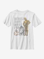 Star Wars Episode VIII The Last Jedi Rebels Youth T-Shirt