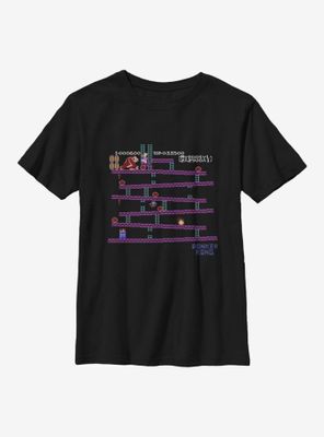 Nintendo Donkey Kong DK Pixels Youth T-Shirt