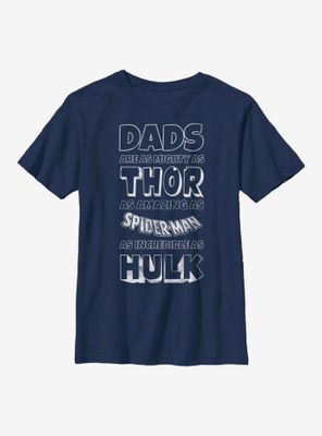 Marvel Avengers Dads Youth T-Shirt