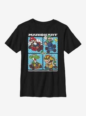 Nintendo Super Mario Four On The Floor Youth T-Shirt