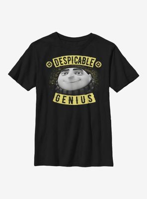 Despicable Me Minions Gru Genius Banner Youth T-Shirt
