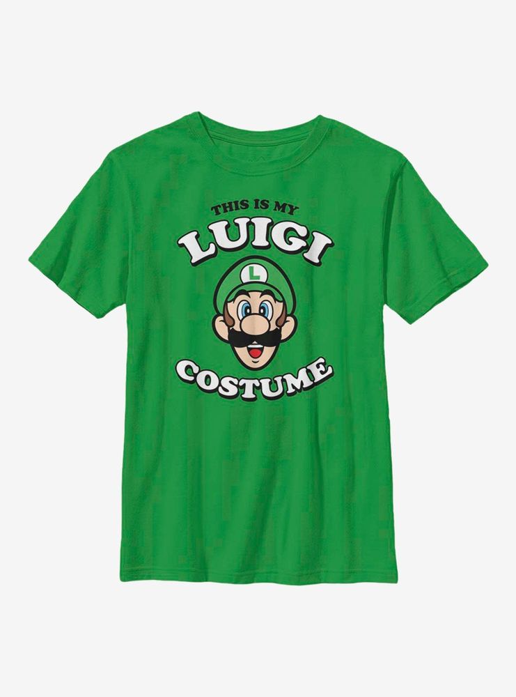 Nintendo Super Mario Luigi Costume Youth T-Shirt