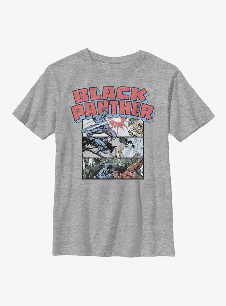 Marvel Black Panther Collage Youth T-Shirt