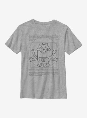 Despicable Me Minions Diagram Youth T-Shirt