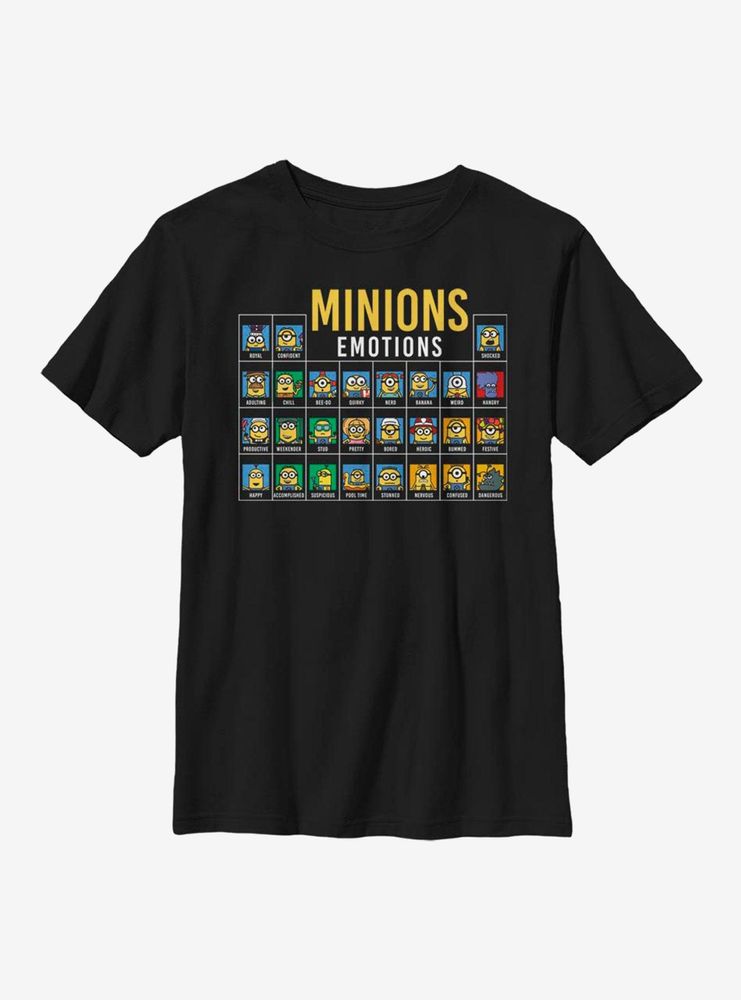 Despicable Me Minions Periodic Table Youth T-Shirt