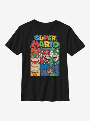 Nintendo Super Mario Classic Trio Youth T-Shirt