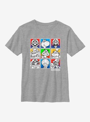 Nintendo Super Mario Prime Seats For All Youth T-Shirt