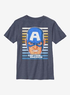 Marvel Captain America Capn Big Face Youth T-Shirt