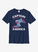 Marvel Captain America Americana Youth T-Shirt