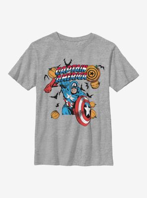 Marvel Captain America Pumpkins Youth T-Shirt