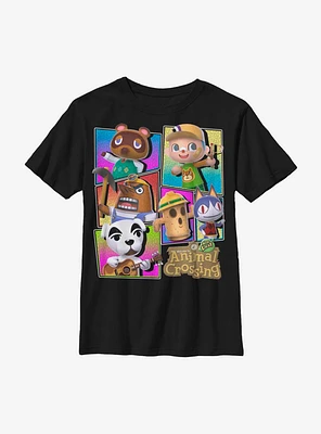 Nintendo Animal Crossing Characters Youth T-Shirt