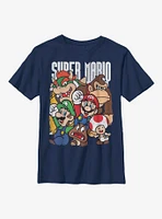 Nintendo Super Mario Group Youth T-Shirt
