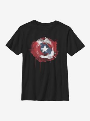 Marvel Captain America Ink Shield Youth T-Shirt