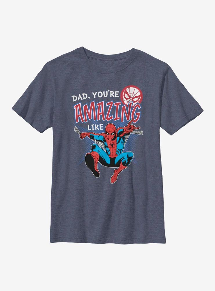 Marvel Spider-Man Amazing Like Dad Youth T-Shirt