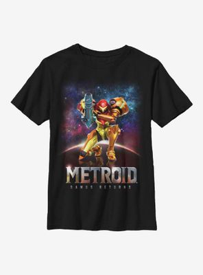 Nintendo Traditional Metroid Cover Youth T-Shirt