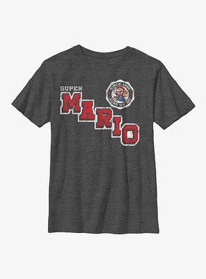 Nintendo Super Mario Varsity Team Youth T-Shirt