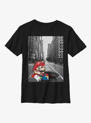 Nintendo Super Mario Street Thinker Youth T-Shirt