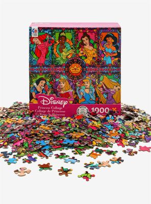 Disney Princess Stained Glass 1000-Piece Puzzle
