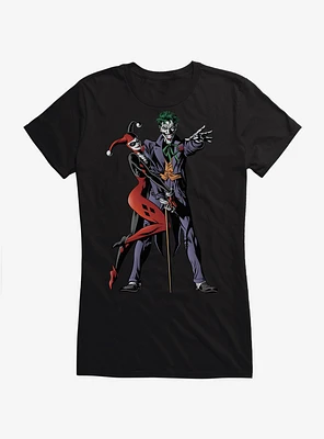 DC Comics Batman Harley Quinn and the Joker Girls T-Shirt