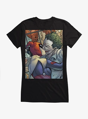 DC Comics Batman The Joker Harley Quinn Kiss Girls T-Shirt
