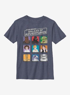 Star Wars Adventure Faces Youth T-Shirt